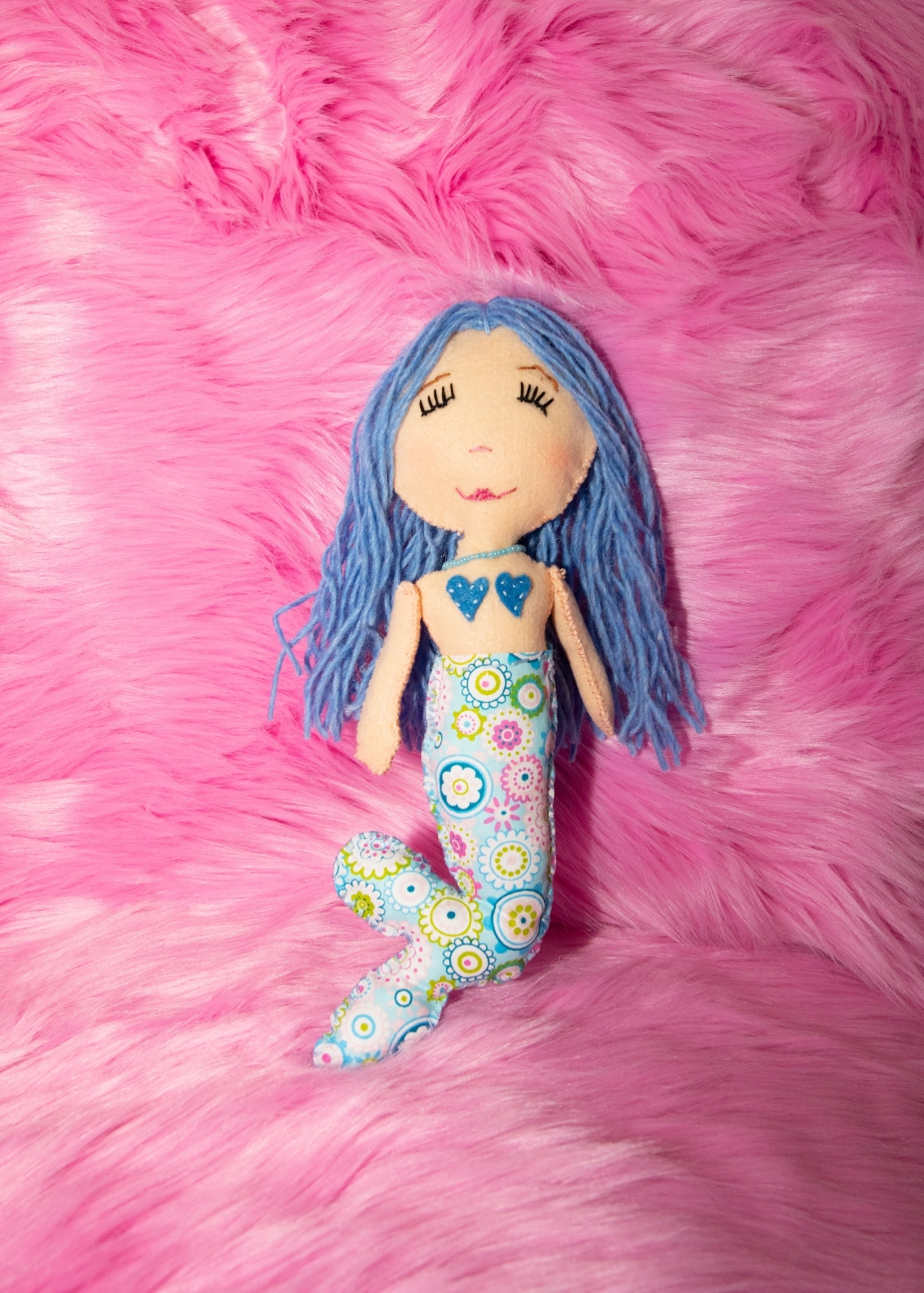 Fabric Mermaid Dolls by Fabric Creations by Sonja, Dolls