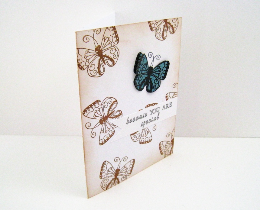 Butterfly Card Someone Special by Fairy Cardmaker, Greeting Cards
