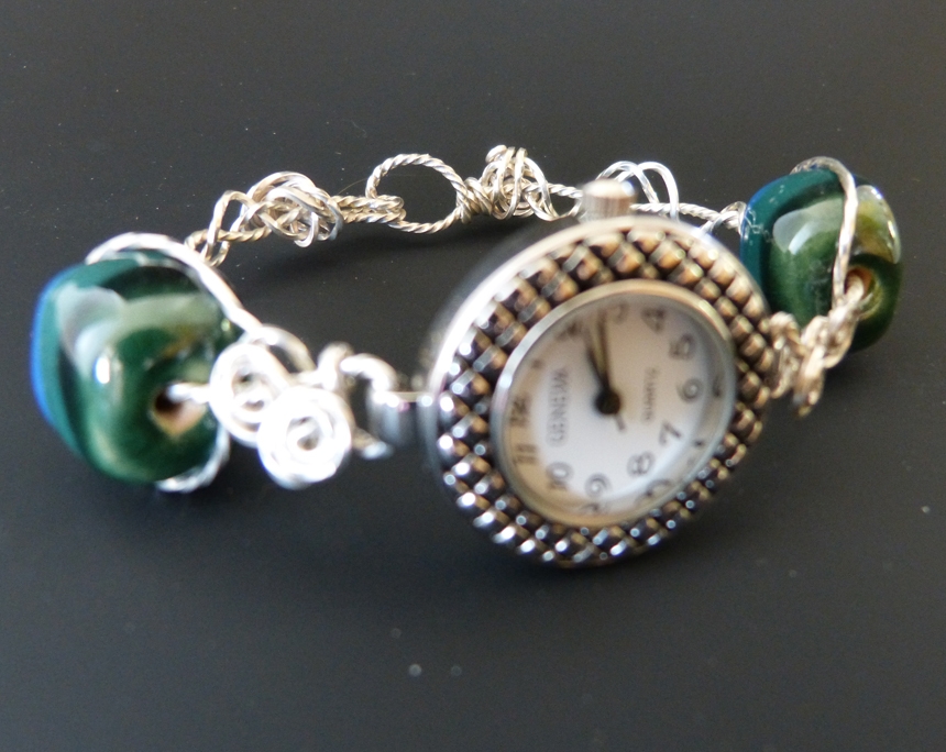 Hudson Bay Copper Watch Silver Namibian Fair Trade Ceramic