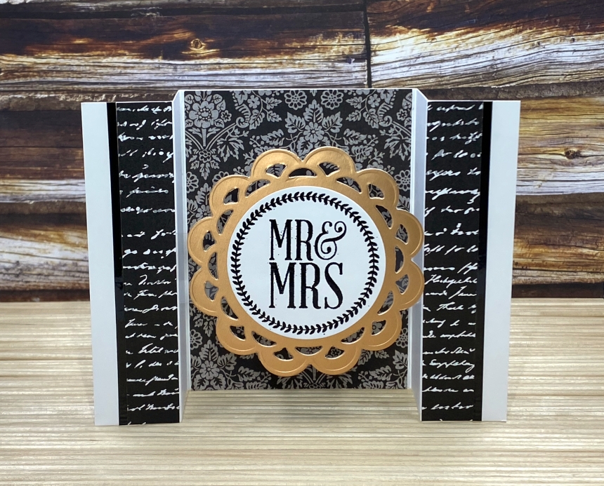 Mr. & Mrs. Wedding Card by Fairy Cardmaker, Greeting Cards