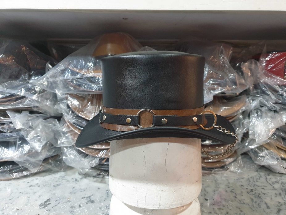 El Dorado | Mens Leather Top Hat