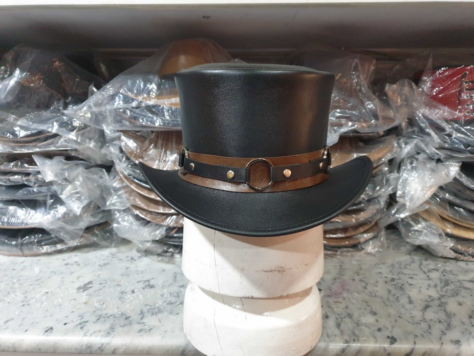 leather top hats wholesale