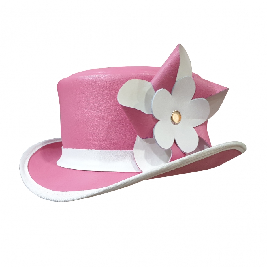 Ladies Leather Top Hat by Wallets N Hats 4 U, Hats