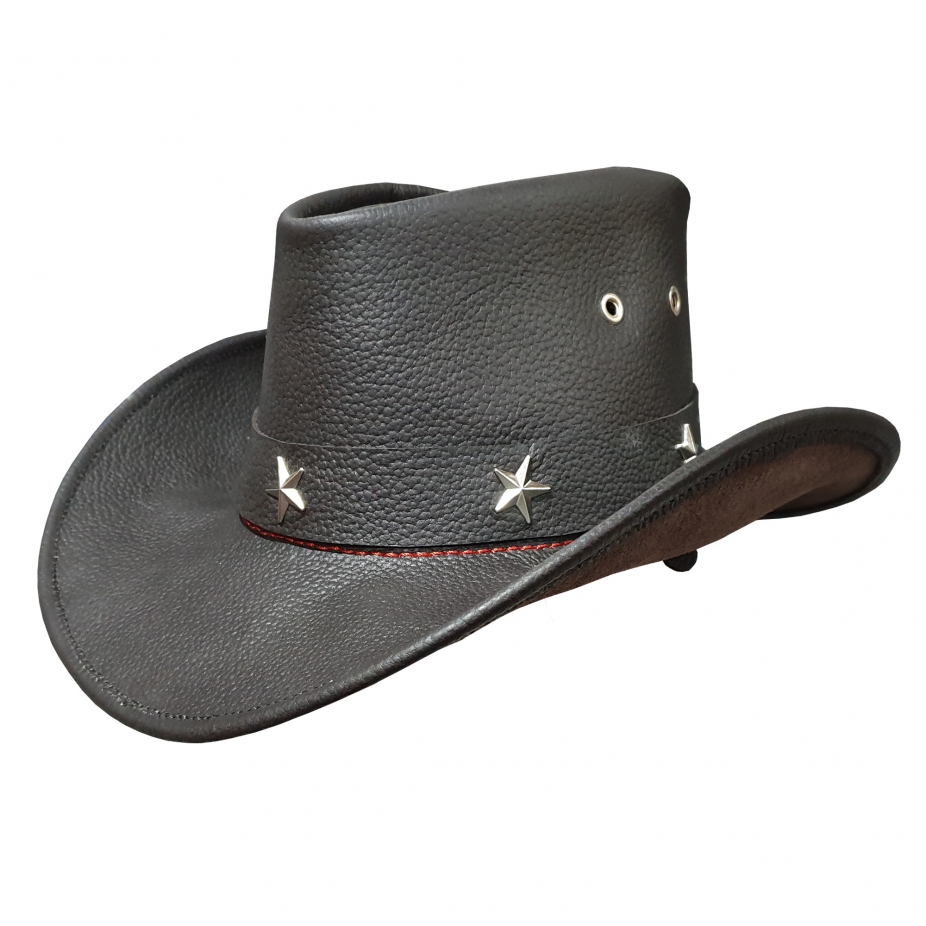 Sheriff Leather Hat by Walletsnhats4u, Hats on iCraftGifts.com