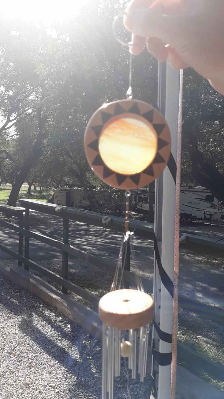 Sun Catcher Wind Chimes by Timber Glass, Garden & Patio