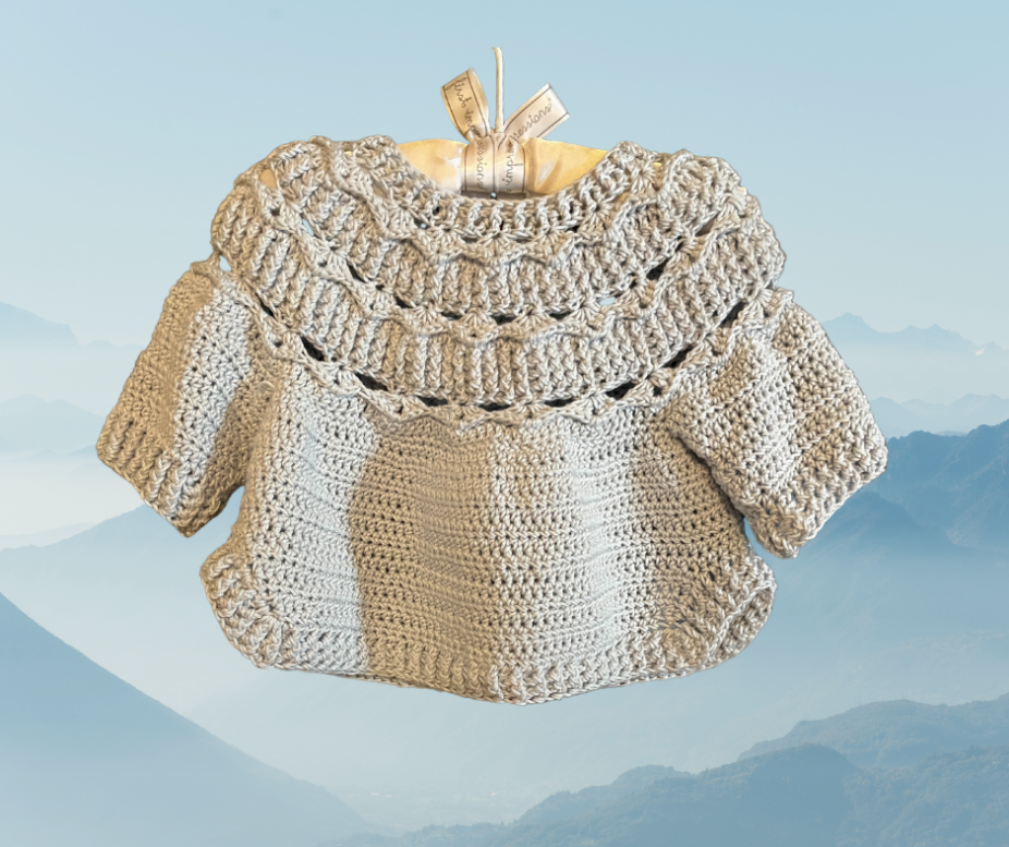 Long sleeve baby sweater or coverup by Mizis Boutique, Sweaters