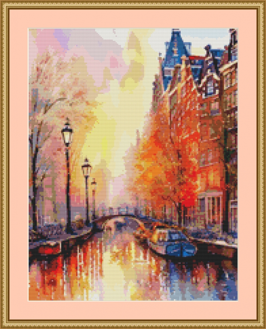 Amsterdam Cross Stitch Pattern by Avalon Cross Stitch, Needle Craft