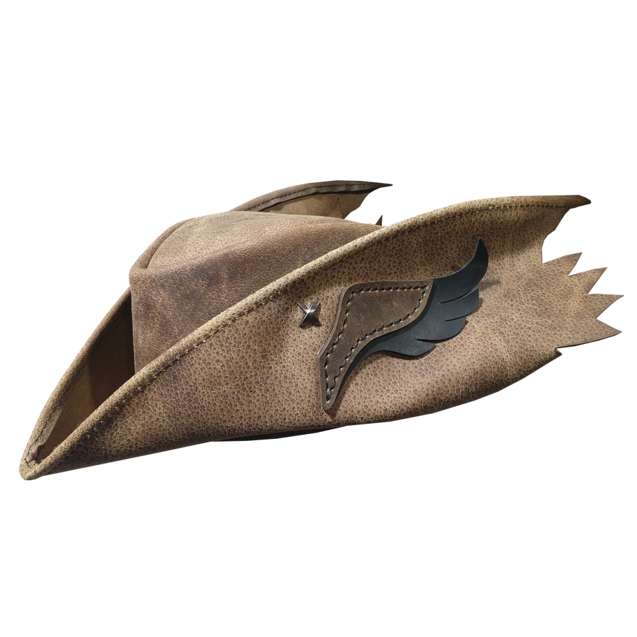 Bloodborne 4 Hunter's Leather Hat Brown by Walletsnhats4u, Hats