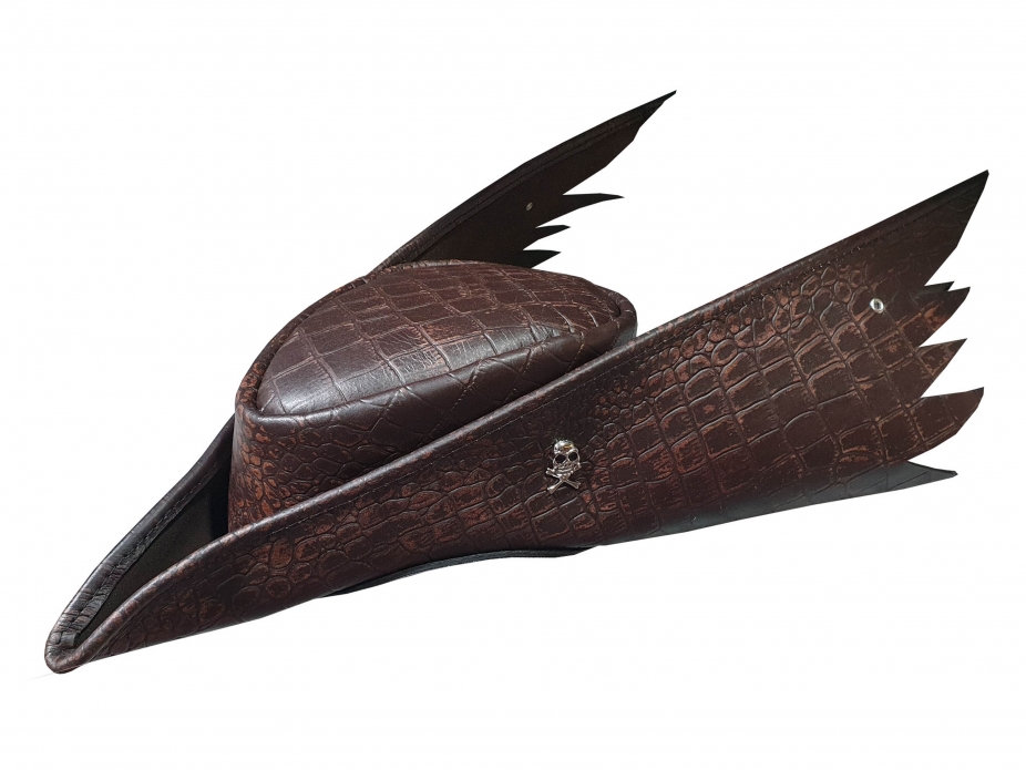 Bloodborne Hunter's Crocodile Leather Hat by Walletsnhats4u, Hats