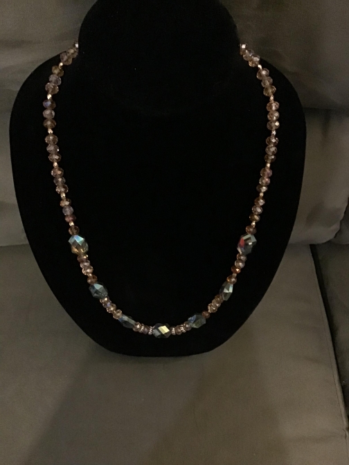 Cute Blue & Gold Necklace by Cissys Fashion Jewlery, Necklaces