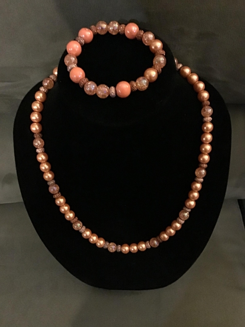 Cute Orange Necklace by Cissys Fashion Jewlery, Necklaces
