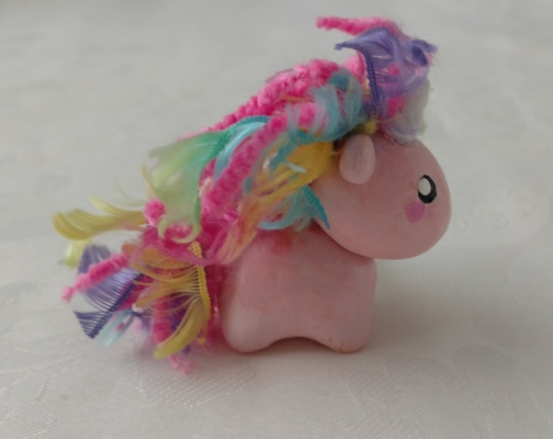 unicorn soft toy keychain