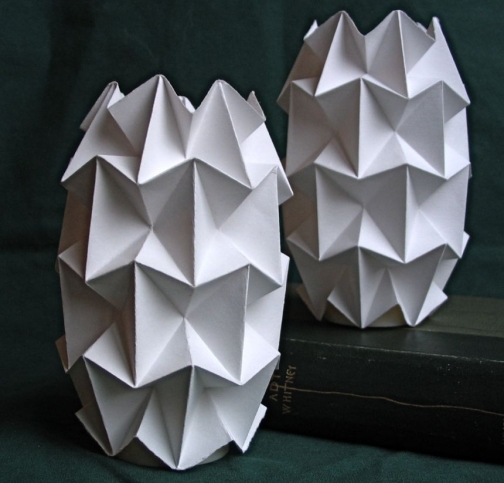 Handfolded Paper Tea Light Shades by DingoLux