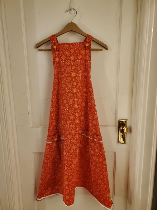 Red Christmas Apron by Stitched By Stacy, Aprons on iCraftGifts.com