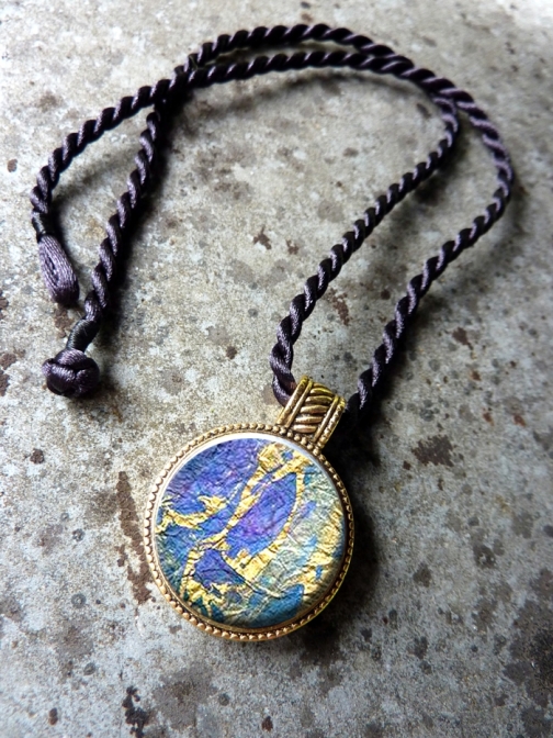 Pendant with Custom Handcrafted Insert of Your Choice