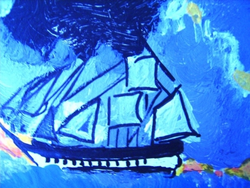 Storm at Sea by sixsisters, Paintings on iCraftGifts.com