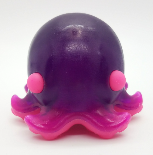 Adorable Handmade Octopus Figurine-Purple Hot Pink by Octobuddies