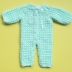 Hand-Knitted Baby Jump Suit (Green)