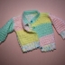 Hand-Knitted Jacket (multi-colored, for 1-year old baby girl)