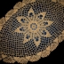 Sophisticated Crocheted Table Cover (Oval)