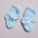 Blue Booties for Baby (Blue)