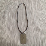 Braille Peace necklace