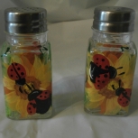 sunflower/ladybug canister