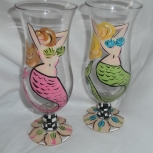 mermaid bahamsa/set of 4