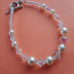 Pearl and Crystal Bracelet