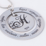 Personalized Family Tree Necklace