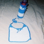 Baby Bib & Bottle Koozie