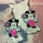 Mickey Mouse Snow Angel Earrings