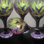 mardis gras goblets