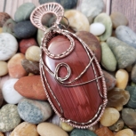 Lovely Pink Imperial Jasper Oval 
