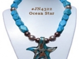 Ocean Star Handcrafted Gemstone Necklace