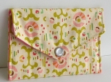 Mini Wallet in Pretty Pinwheels