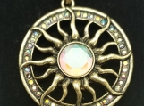 Celestial Sun Pendant Necklace