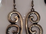 Hand Crafted Swirl Earrings 