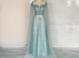 Luxury pearl sequin embroidered ball dress for special occasions