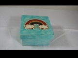 Rainbow Trinket Box With Lid