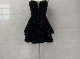 Sexy A Set Mini Sequin Lace Party Dress Cocktail Dress Homecomin