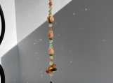 Rosebud orange flower suncatcher