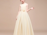 Cream Color Flower Girl Dress Birthday Part Dress