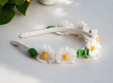 Crochet Floral Hairband