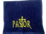 Embroidered Ministry Hand Towel - Pastor