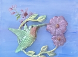 Oh Humming Bird  Mixed Media Painting #8133 $75.00 