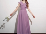 Purple Flower Girl Dress Birthday Part Dress Girl Dress 