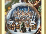 Christmas Tree Bauble Cross Stitch Pattern