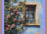 Climbing Roses Cross Stitch Pattern