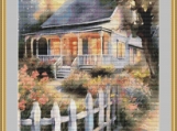 Country Cottage Cross Stitch Pattern